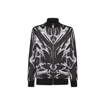 PHILIPP PLEIN Graphic print Zip up Jacket