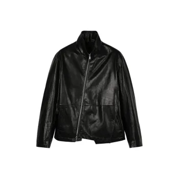 CROQUIS Leather Jackets Unisex 001 Jet Black