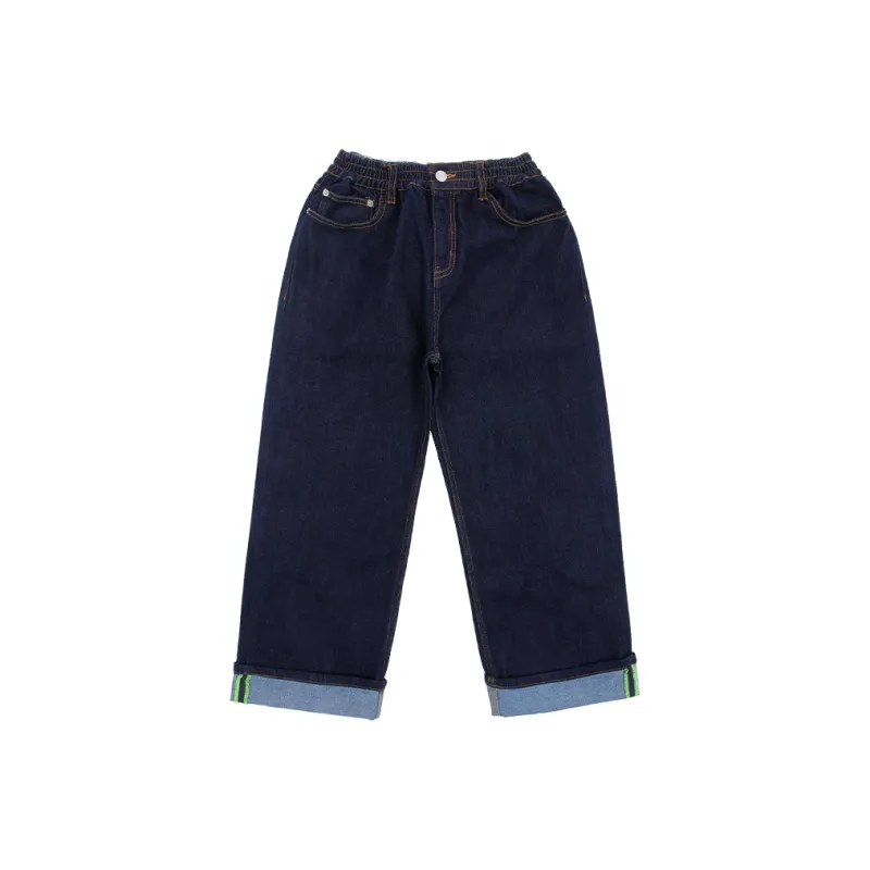 XXZXX Jeans Unisex Dark Blue - POIZON