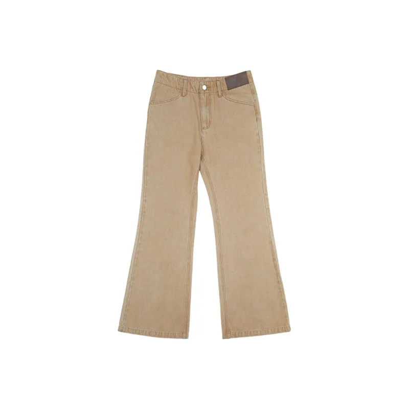 Crying Center Jeans Unisex Khaki-0