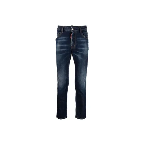 DSQUARED 2 Mid Rise Distressed Skinny Fit Jeans
