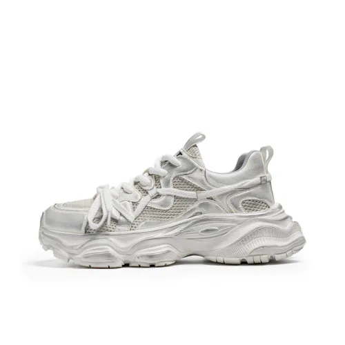 SUPEREDGE Anti Slip Wear Resistant Low Top Chunky Sneakers Men's