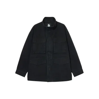 JACK JONES· Jacket Men's Dark Gray Denim