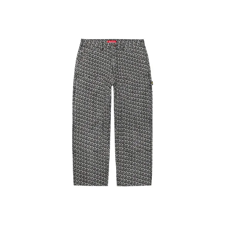 Supreme Monogram Double Knee Denim Painter Pant FW21-0