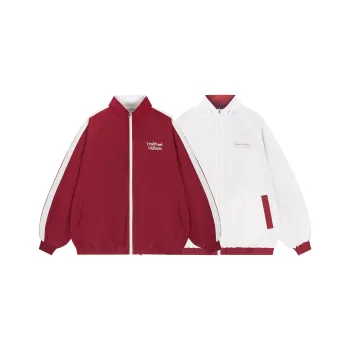 ICONS Lab Jackets Unisex Red White