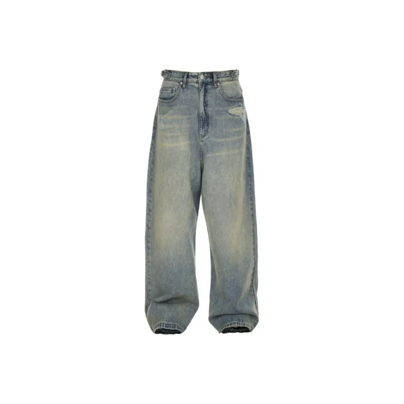 STEEPC Jeans Unisex Washed Blue-0