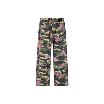 VDNZ Jeans Unisex Green Camouflage