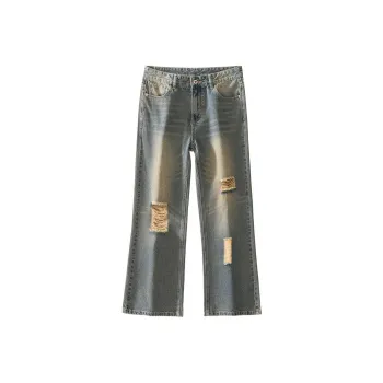 YooMore Jeans Unisex Yellow Mud