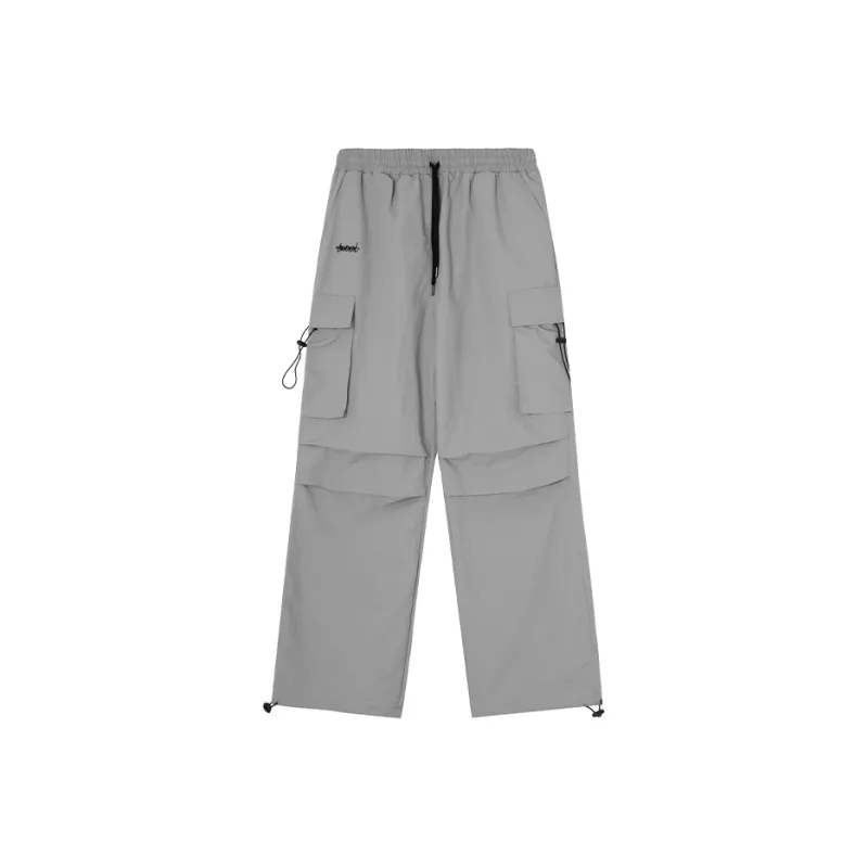 Suamoment Logo Casual Parachute Pants Casual Pants Unisex-4