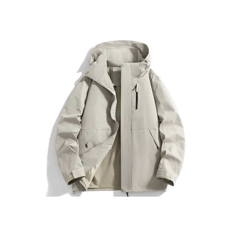 FONDLOOK Jackets Coats Unisex Phantom Black-9
