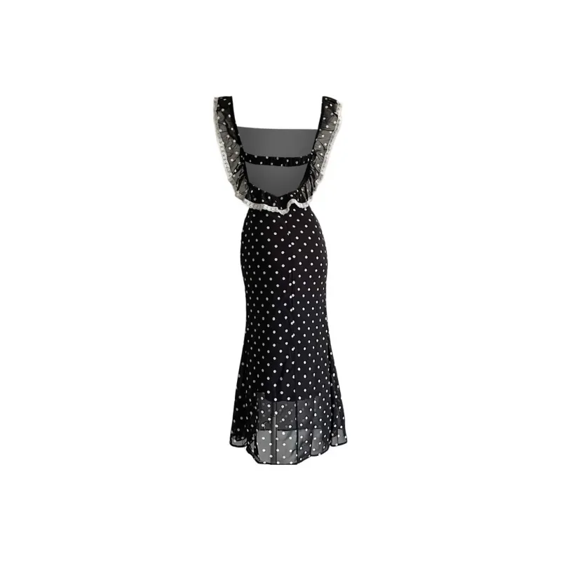 Local Gal Slip Dress Women's Polka Dot-1