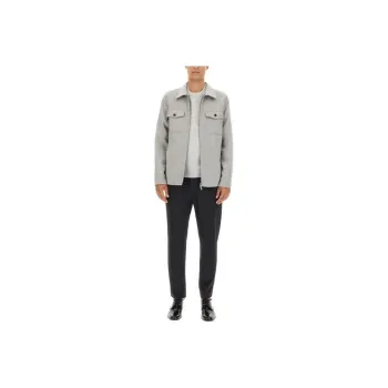 THEORY Zip Up Shirt Jacket