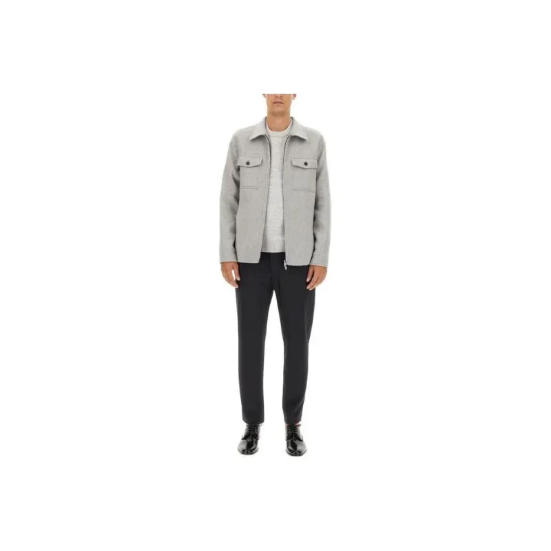 THEORY Zip Up Shirt Jacket-0