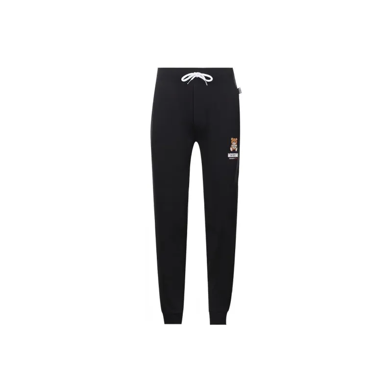 MOSCHINO Knitted Sweatpants Men Black-0