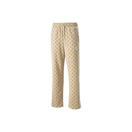 PUMA Knitted Sweatpants Men Beige