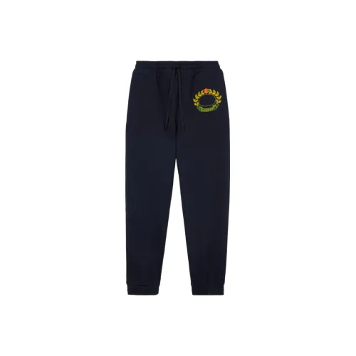 Burberry Knitted Sports Pants Men's Blue