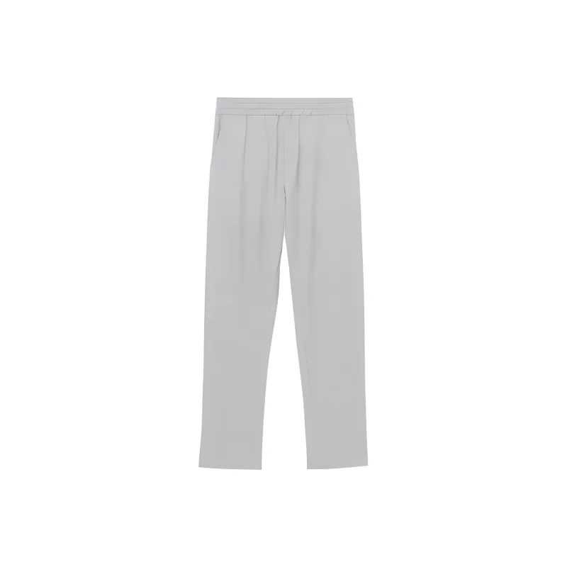 Burberry Knitted Sweatpants Men Taupe Heather Gray-0
