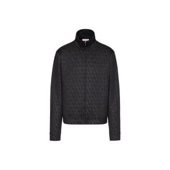 Valentino Toile Iconographe-Print Zip-Up Track Jacket