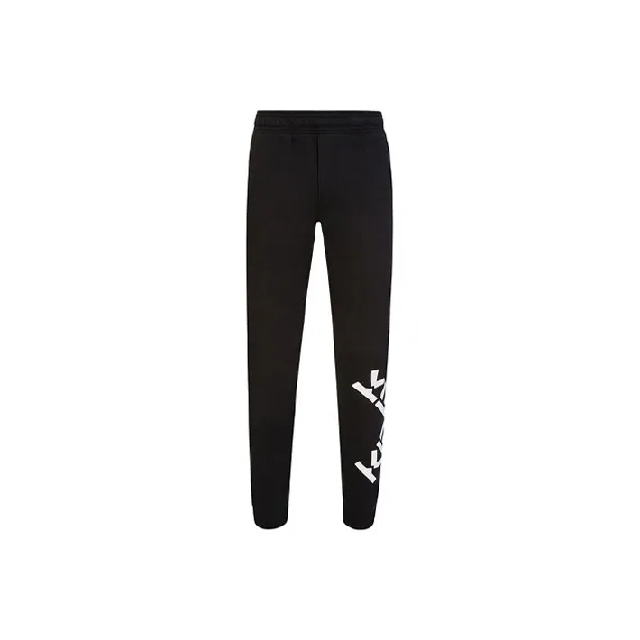 KENZO Knitted Sweatpants Men Black-0