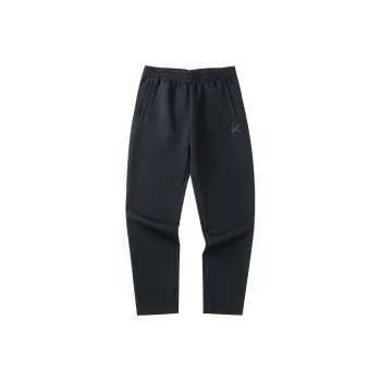 ANTA Basketball Collection Knitted Sweatpants Men Black