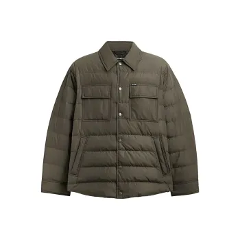 COACH SS24 Down Jacket Men's Dark Fern Green