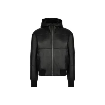 Ferragamo Reversible Sheep-skin Hooded Jacket