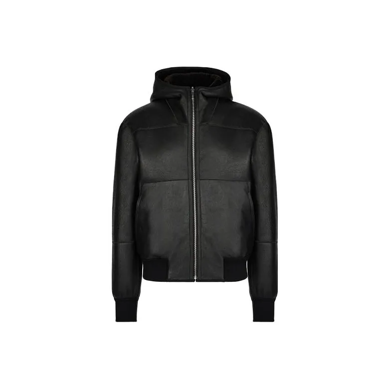 Ferragamo Reversible Sheep-skin Hooded Jacket-0