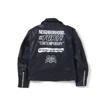 NEIGHBORHOOD x Schott X Kostas FW23 Leather Jacket Unisex