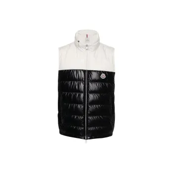 Moncler Cerces Logo Patch Panelled Vest