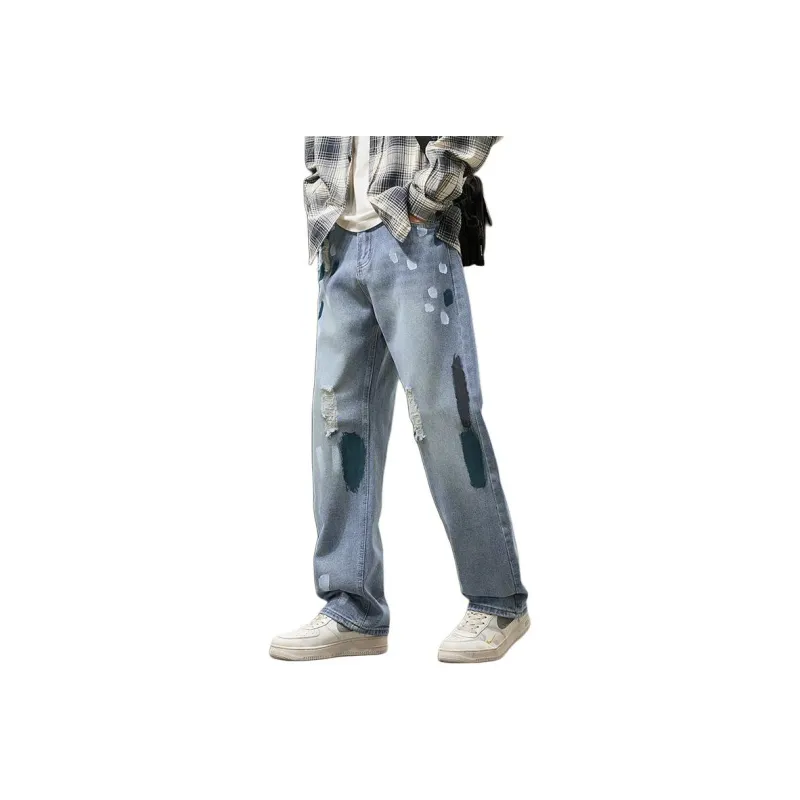NVRFRGT Jeans Unisex Light Blue-0