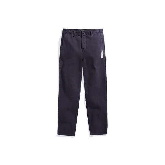 PEACEBIRD MEN Jeans Men Purple 1 Loose Fit Straight Fit-0