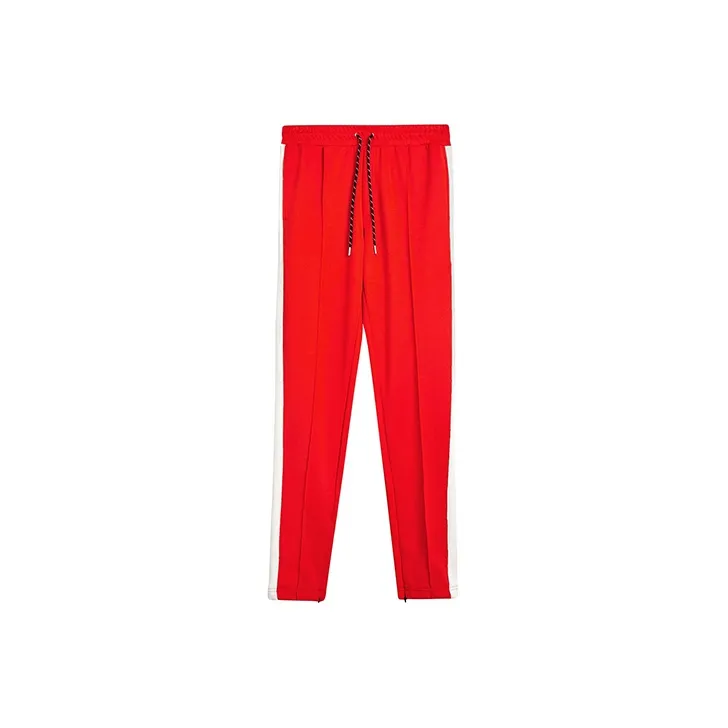 Burberry Knitted Sweatpants Men Red-0
