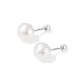 [8mm]999 Fine Silver Freshwater Pearl Stud Earrings