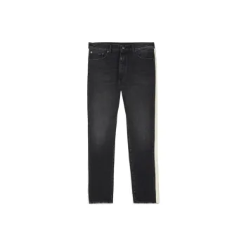 PALM ANGELS Side Striped Straight Fit Jeans