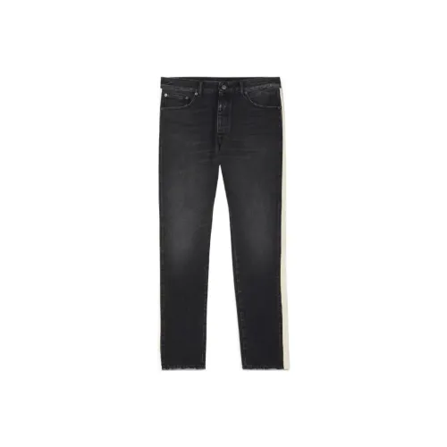 PALM ANGELS Side Striped Straight Fit Jeans