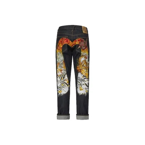 EVISU SS22 Jeans Men's Denim Blue