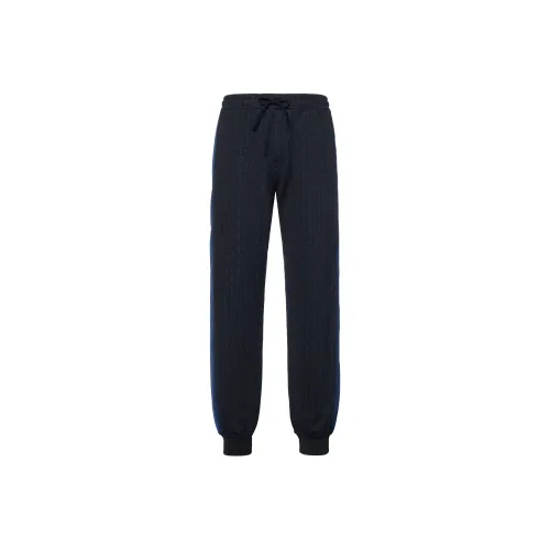 Lanvin Knitted Sweatpants Men Black