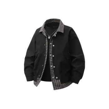 JIMI&JONS Shirt Collar Pilot Jackets & Coats Unisex
