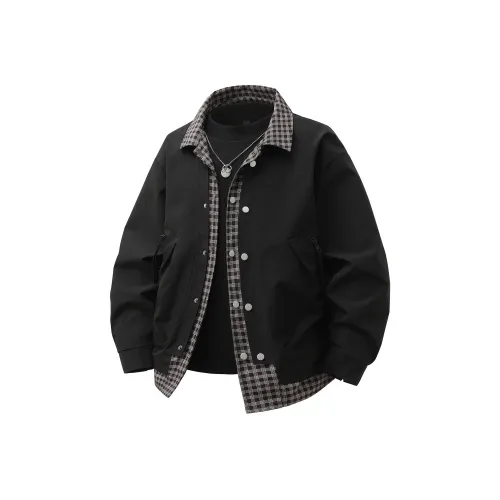 JIMI&JONS Shirt Collar Pilot Jackets & Coats Unisex