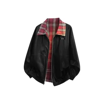 Qnxeey Jackets Coats Unisex Black