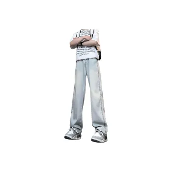UPXIW Jeans Unisex Light Blue