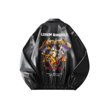 Ice Flying Leather Jacket Unisex
