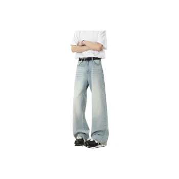 HOKLV Jeans Unisex Sunny Day Blue