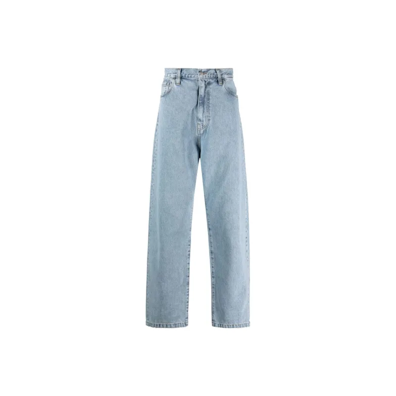 Carhartt WIP Logo Patch Wide Leg Jeans-0