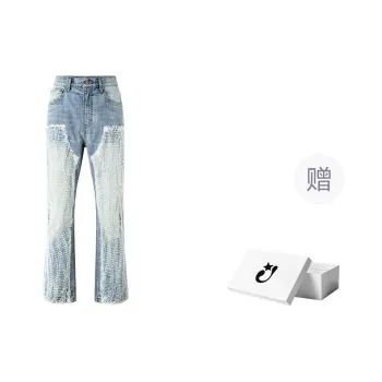 CEEC LA Jeans Unisex Denim Blue