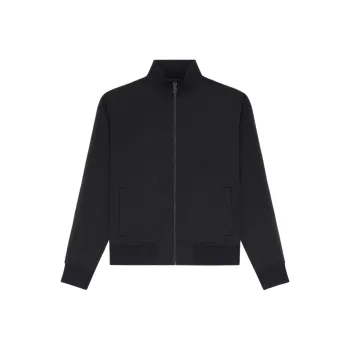 GIVENCHY Tracksuit Jacket With Rhinestones Jackets Coats Men's Black