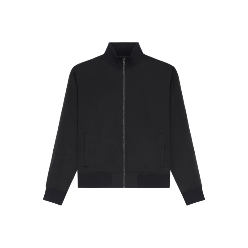 GIVENCHY Tracksuit Jacket With Rhinestones Jackets Coats Men's Black-0