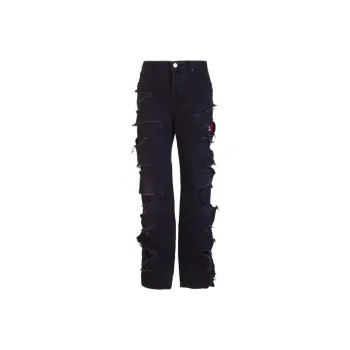 Balenciaga Slashed Loose Fit Pants