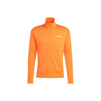 Adidas Terrex Multi Light Fleece Full-Zip Jacket Jackets Coats Men's Orange