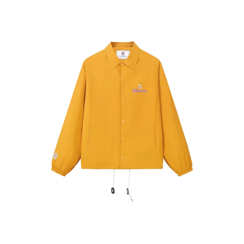 NFL Jackets Coats Unisex Earth Yellow-0